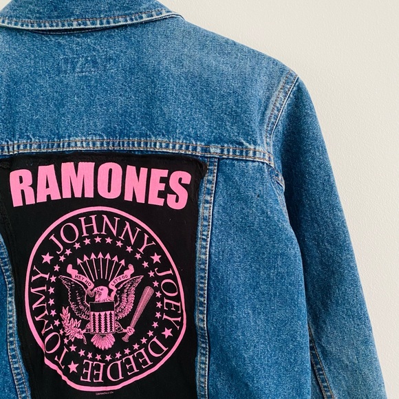Ramones 2006 Custom Patch Jean Jacket Medium - Picture 2 of 3